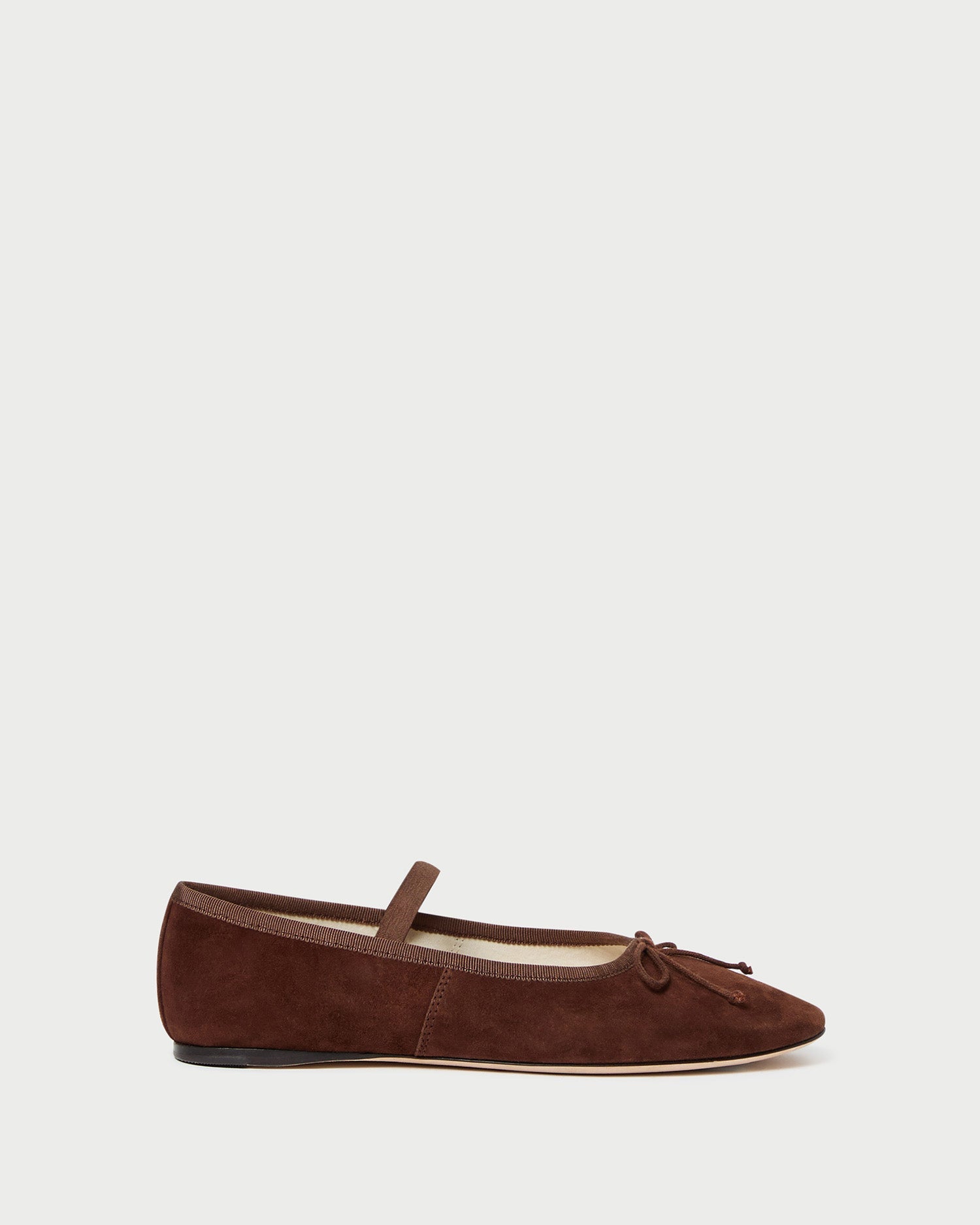 Leonie Espresso Suede Ballet Flat | Women Loeffler Randall