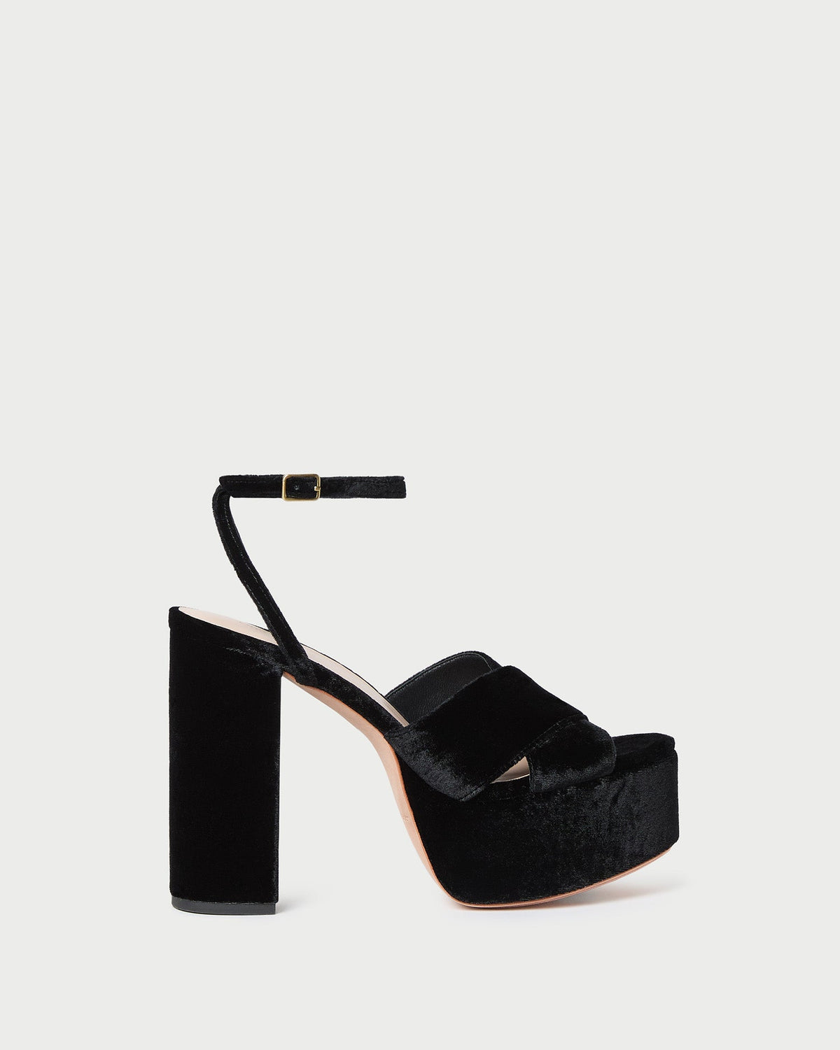 Loretta Black Velvet Platform Sandal | Loeffler Randall Women