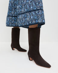 Cleo Brown Suede Mid-Calf Boot | Women Loeffler Randall