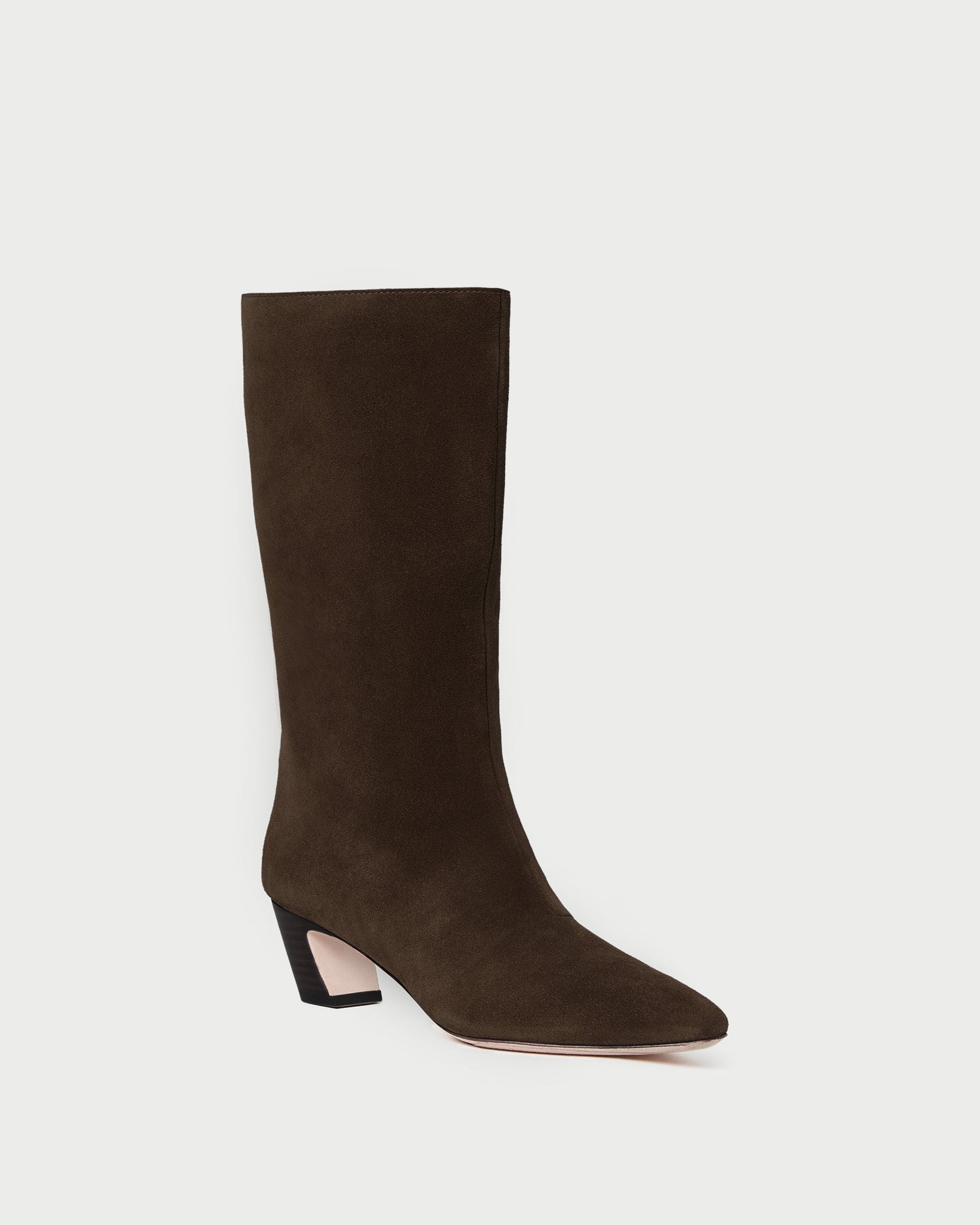Cleo Brown Suede Mid-Calf Boot | Women Loeffler Randall