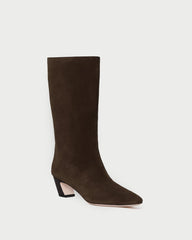 Cleo Brown Suede Mid-Calf Boot | Women Loeffler Randall