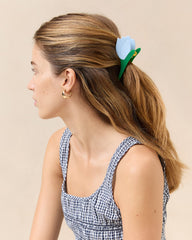 Juniper Blue/Cream Multi Tulip Clip Set | Women Loeffler Randall