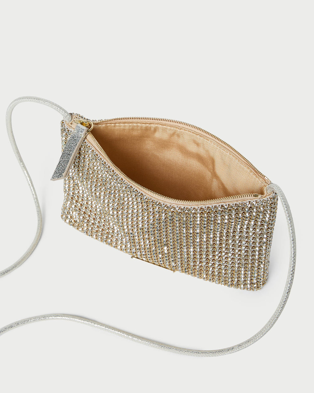 Loeffler Randall Women | Yasmine Gold Diamanté Crossbody