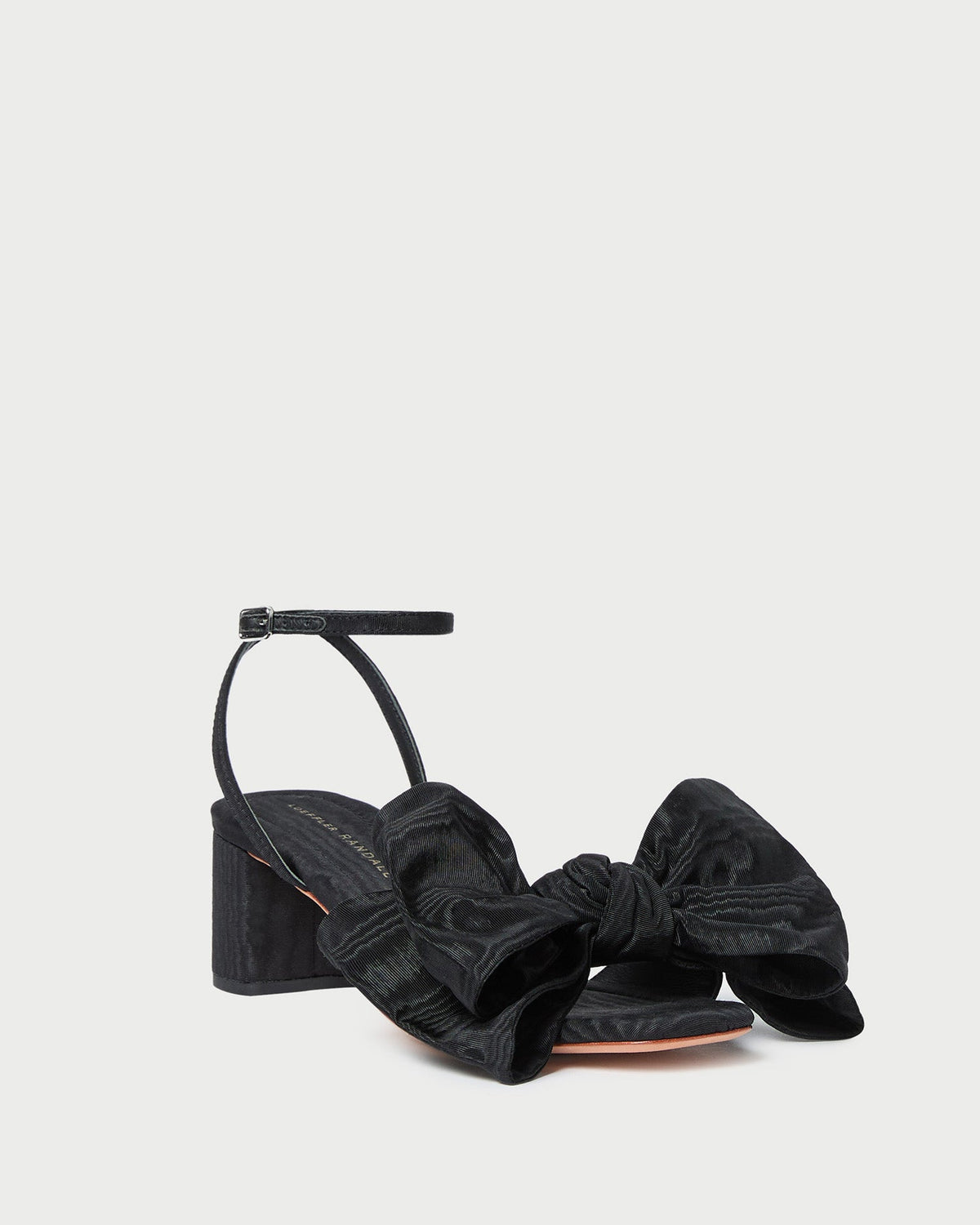 Loeffler Randall Women | Carmen Black Moiré Bow Sandal