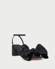 Loeffler Randall Women | Carmen Black Moiré Bow Sandal