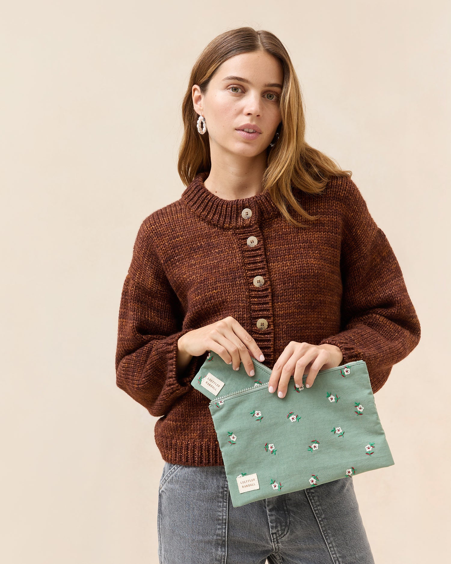 Tracy Sage Floral Pouch Set | Women Loeffler Randall