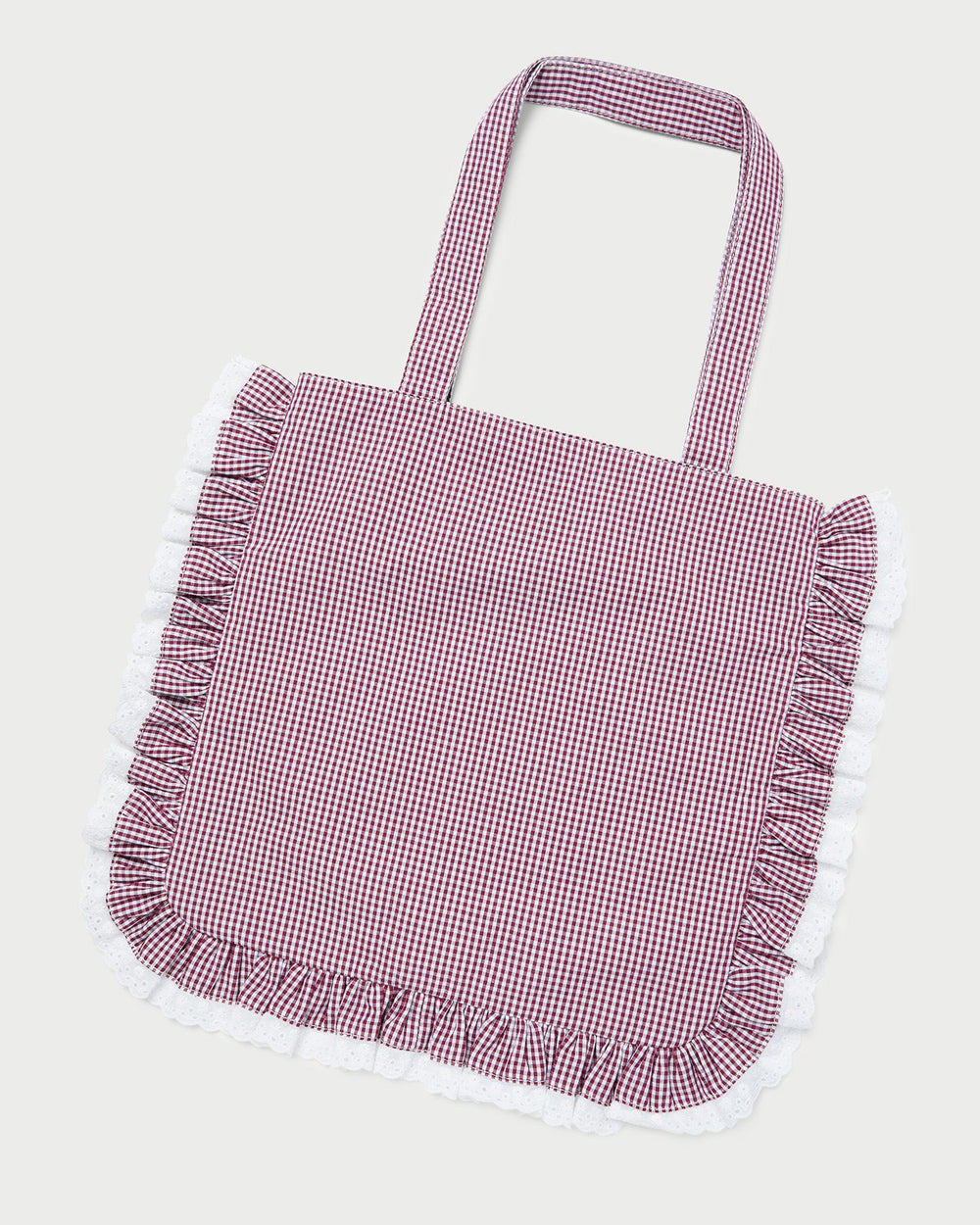 Justine Maroon Ruffle Tote | Women Loeffler Randall