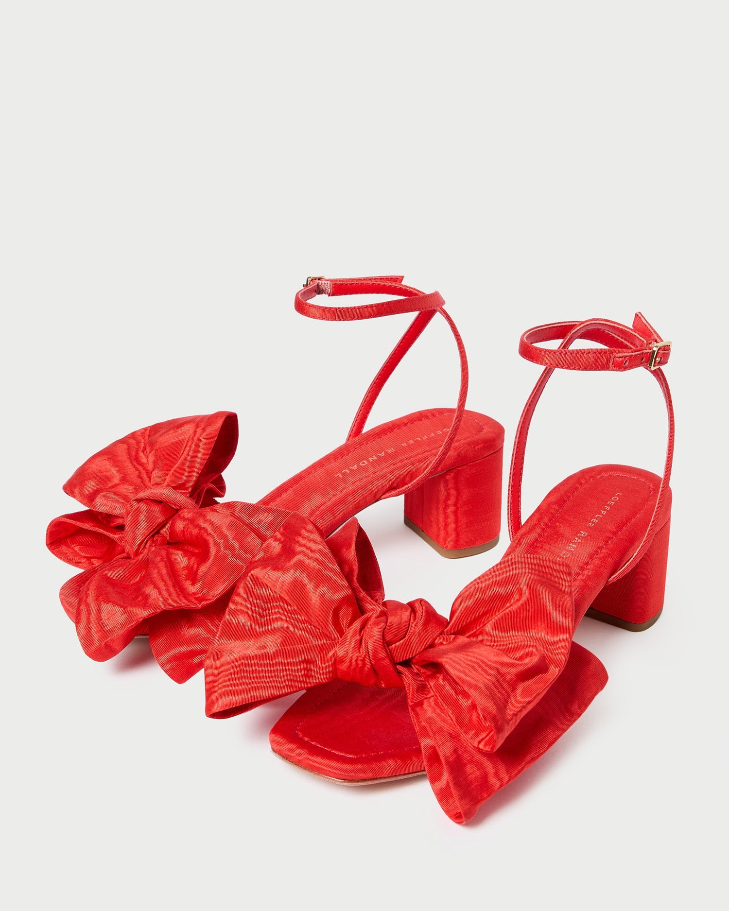 Carmen Red Moiré Bow Sandal | Loeffler Randall Women