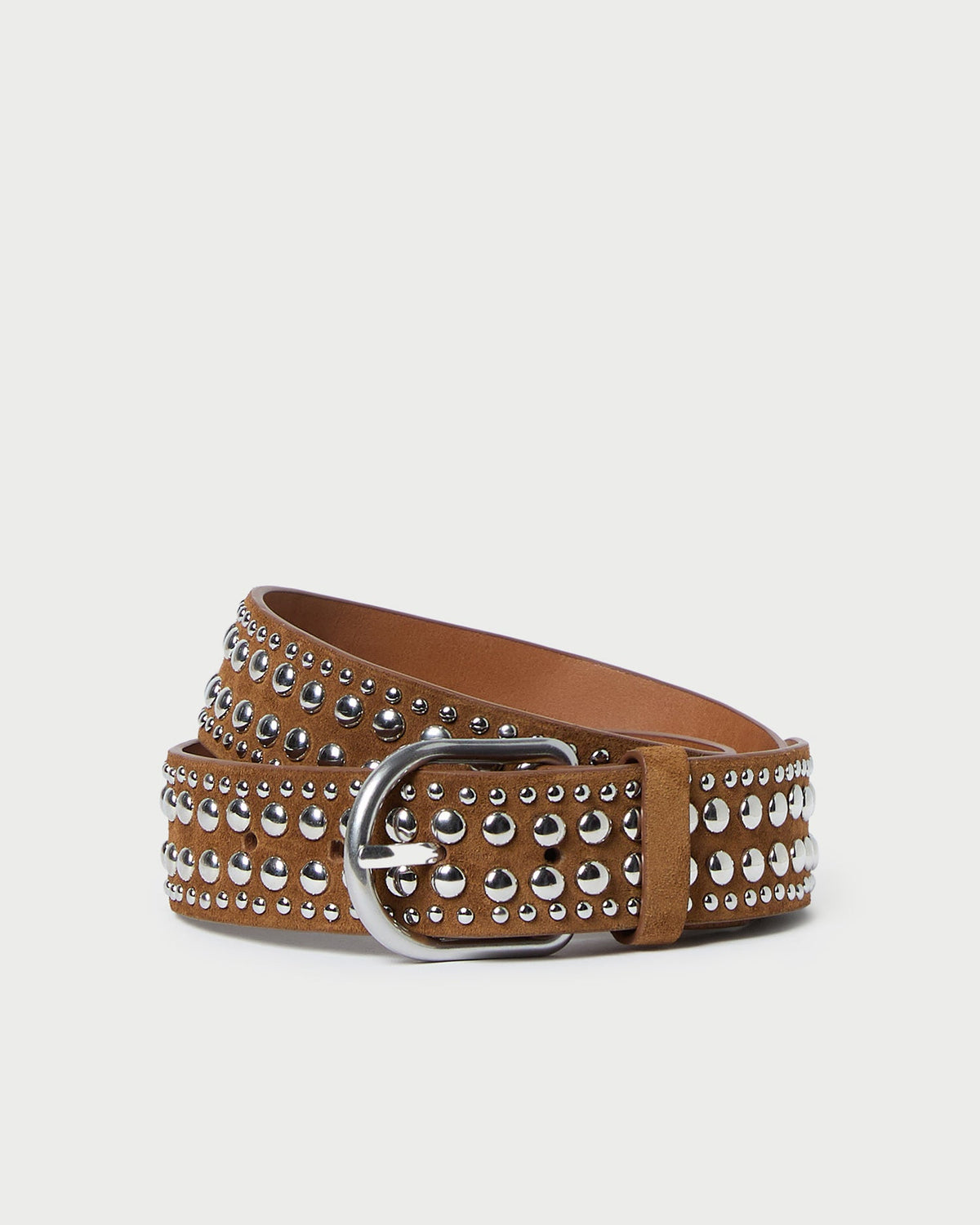 Loeffler Randall Women | Isaac Cacao/Silver Studded Belt