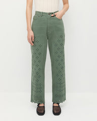 Demi Embroidered Pant | Loeffler Randall Women