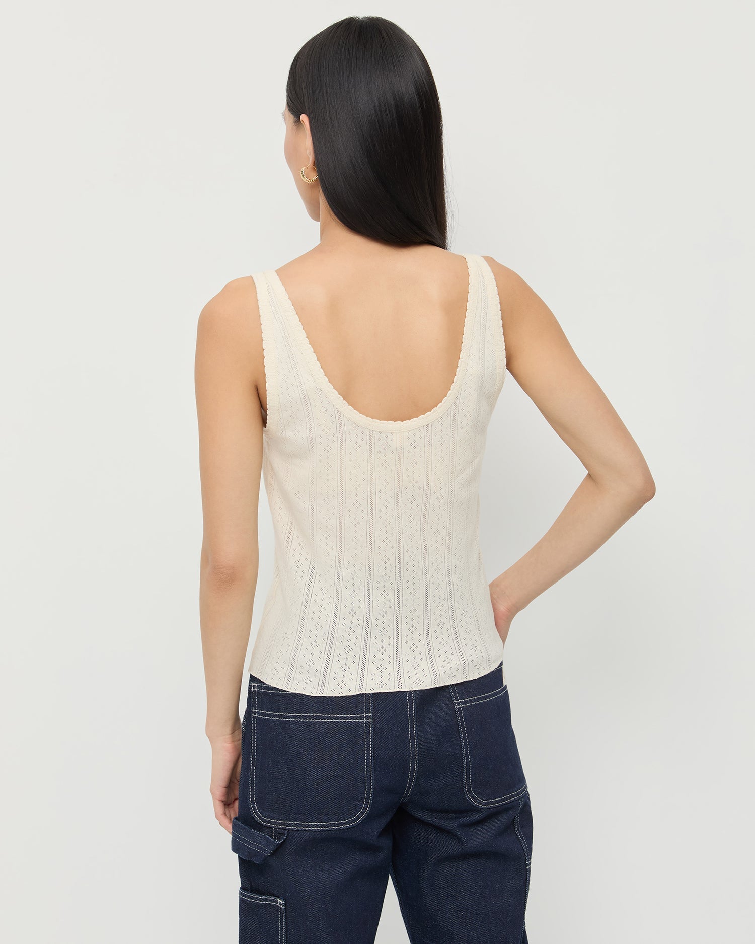 Rylee Pointelle Tank Top | Women Loeffler Randall