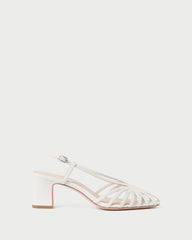 Loeffler Randall Women | Priscilla Cream Heeled Sandal