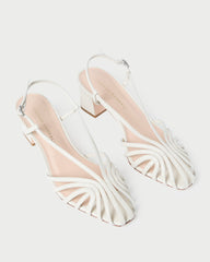 Loeffler Randall Women | Priscilla Cream Heeled Sandal