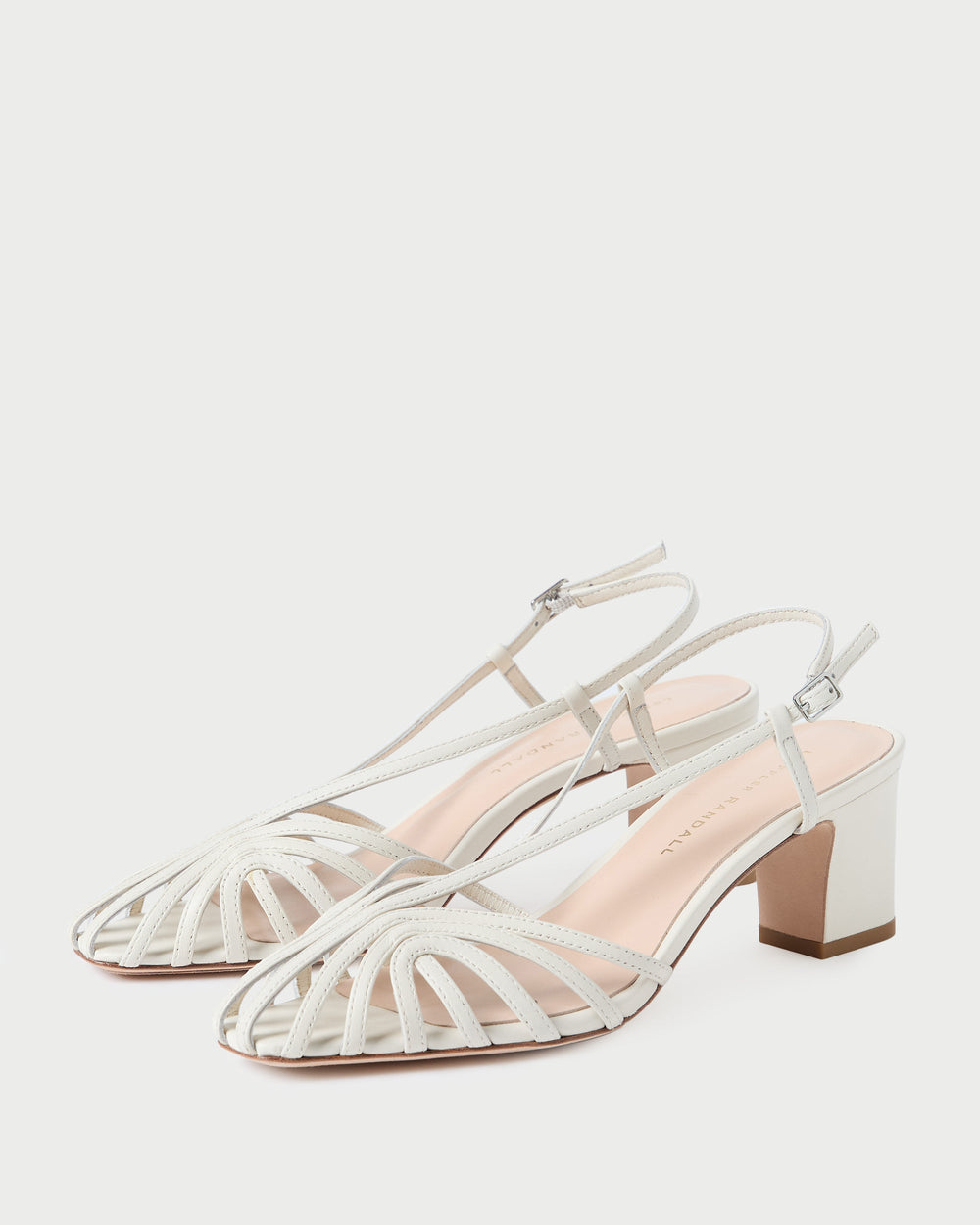 Loeffler Randall Women | Priscilla Cream Heeled Sandal