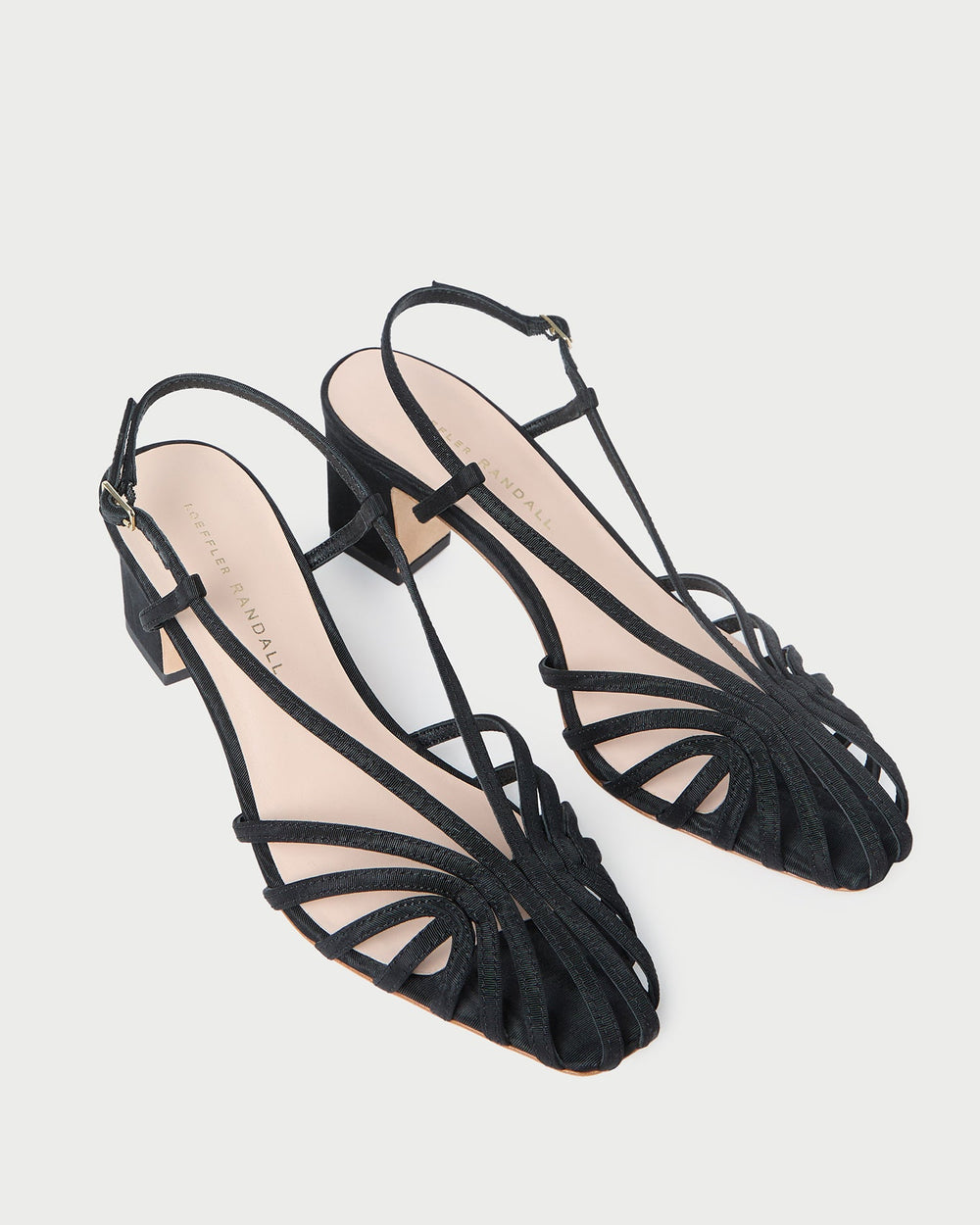 Priscilla Black Moiré Heeled Sandal | Loeffler Randall Women