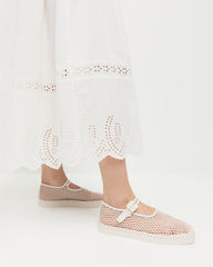 Rita White Netted Mary Jane | Women Loeffler Randall