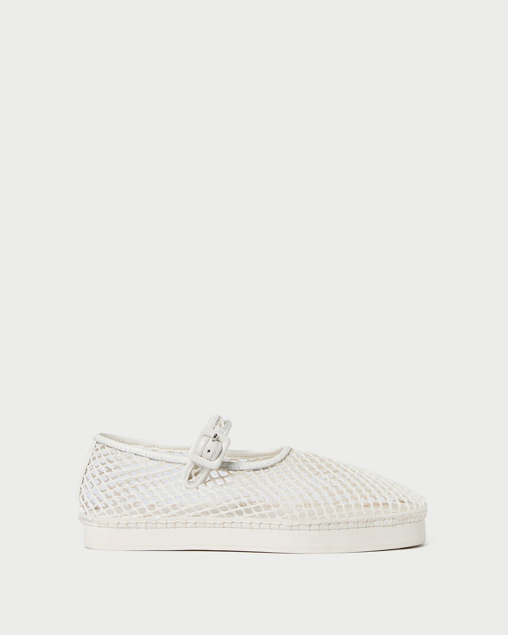 Rita White Netted Mary Jane | Women Loeffler Randall