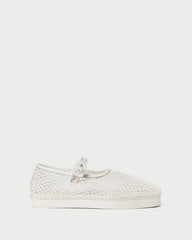Rita White Netted Mary Jane | Women Loeffler Randall