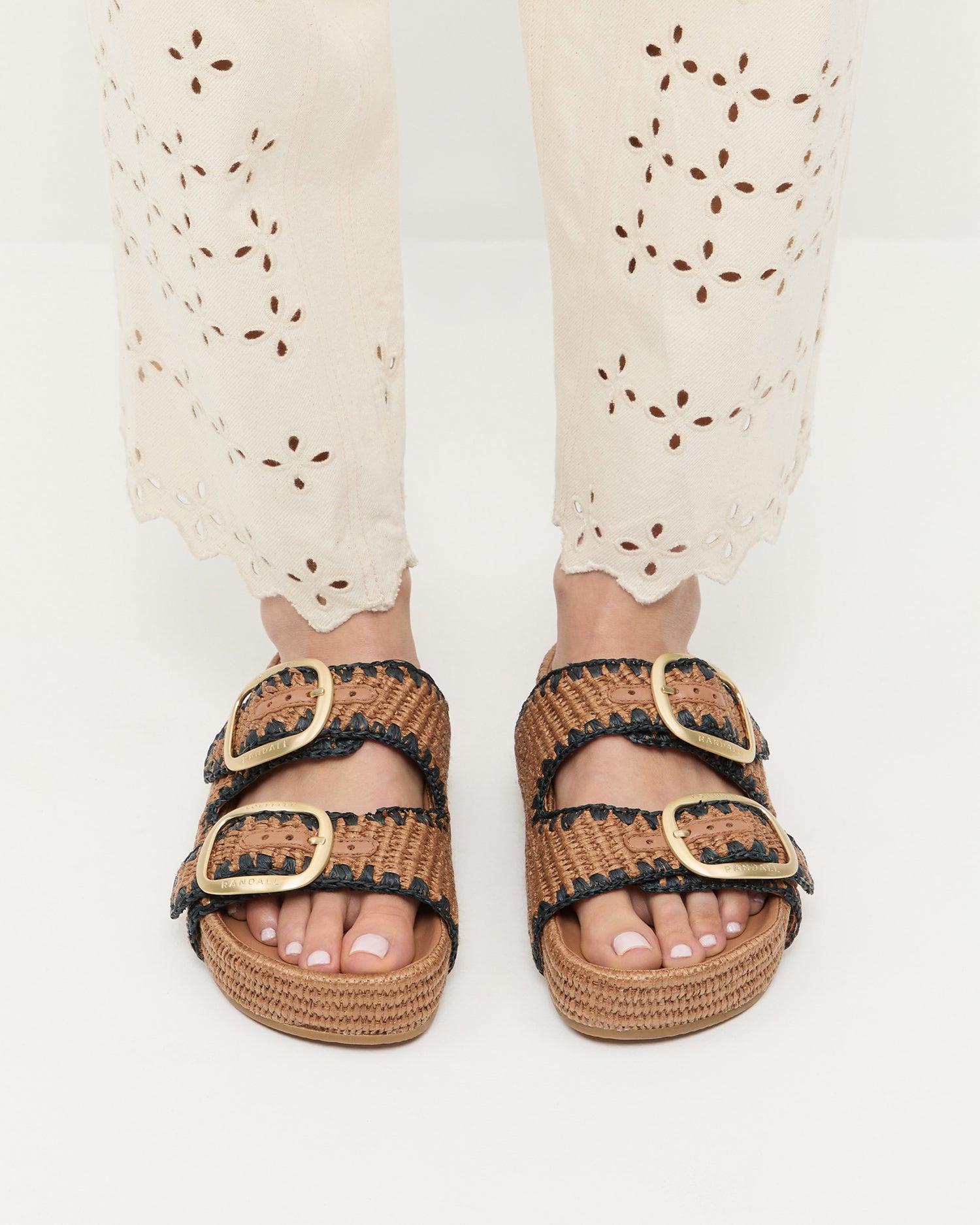 Theo Brown Two-Band Sandal | Women Loeffler Randall
