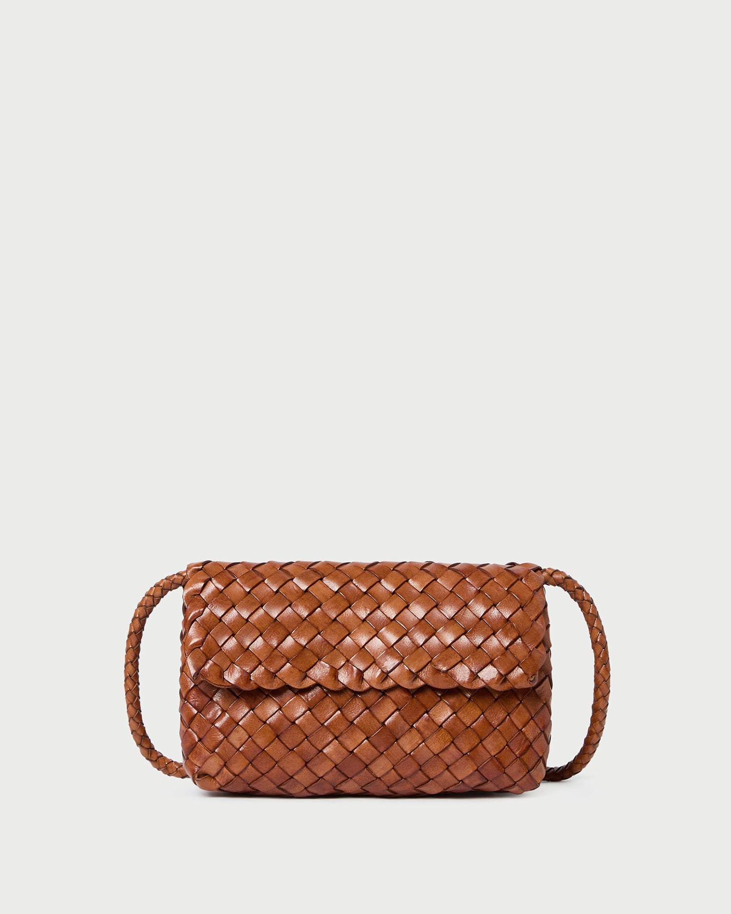 Loeffler Randall Women | Vinnie Timber Woven Leather Crossbody