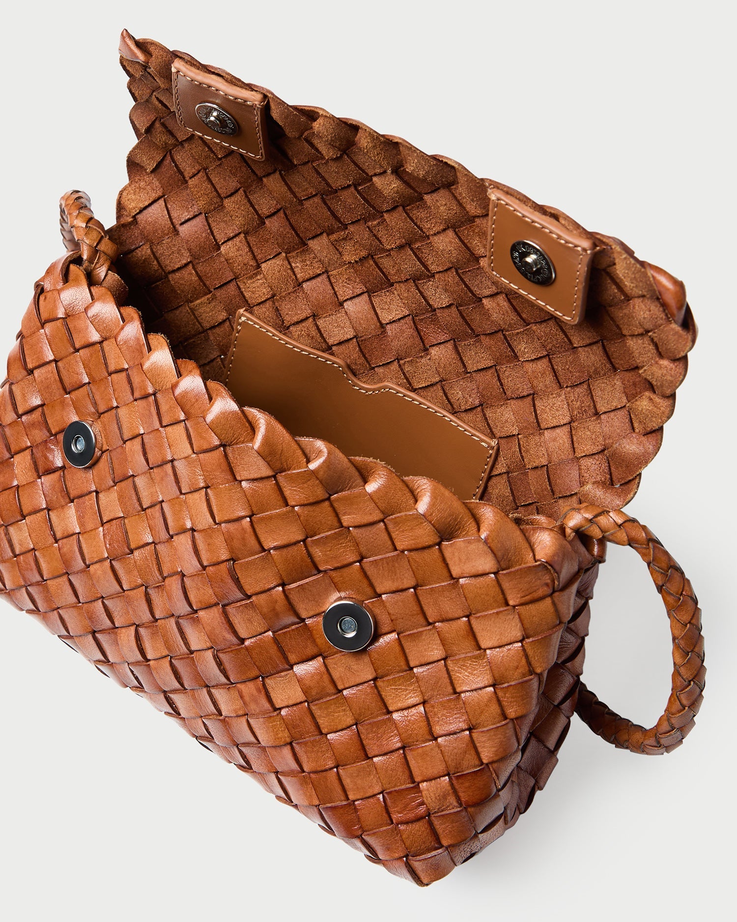 Loeffler Randall Women | Vinnie Timber Woven Leather Crossbody