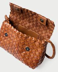 Loeffler Randall Women | Vinnie Timber Woven Leather Crossbody