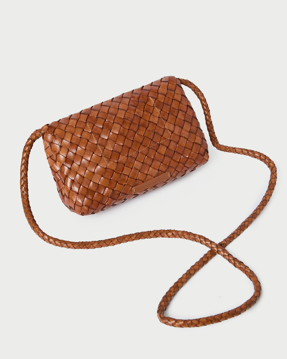 Loeffler Randall Women | Vinnie Timber Woven Leather Crossbody