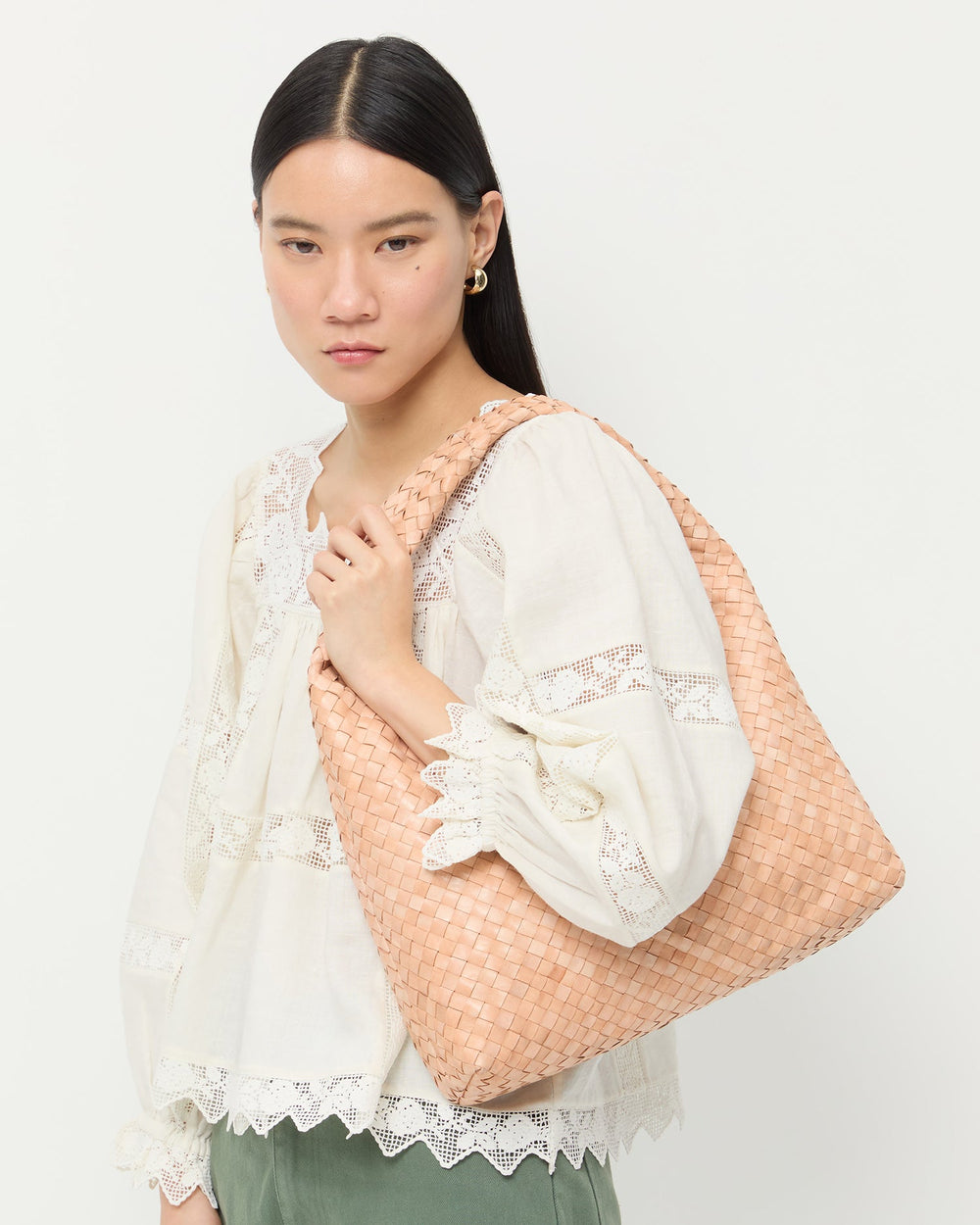 Willow Desert Sand Woven Hobo Bag | Women Loeffler Randall