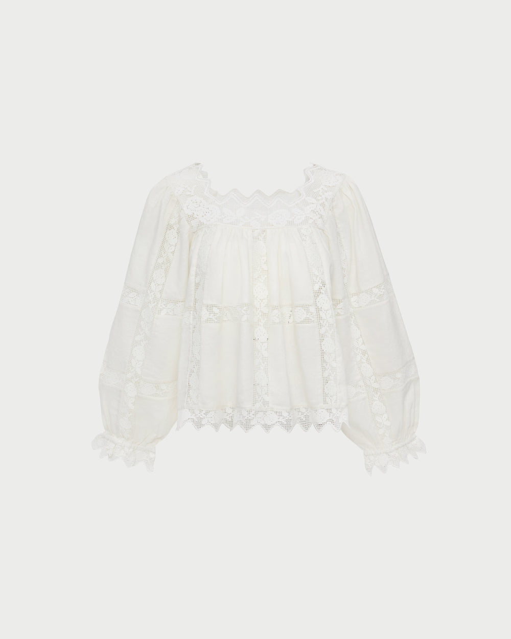 Pauline Embroidered Lace Blouse | Loeffler Randall Women