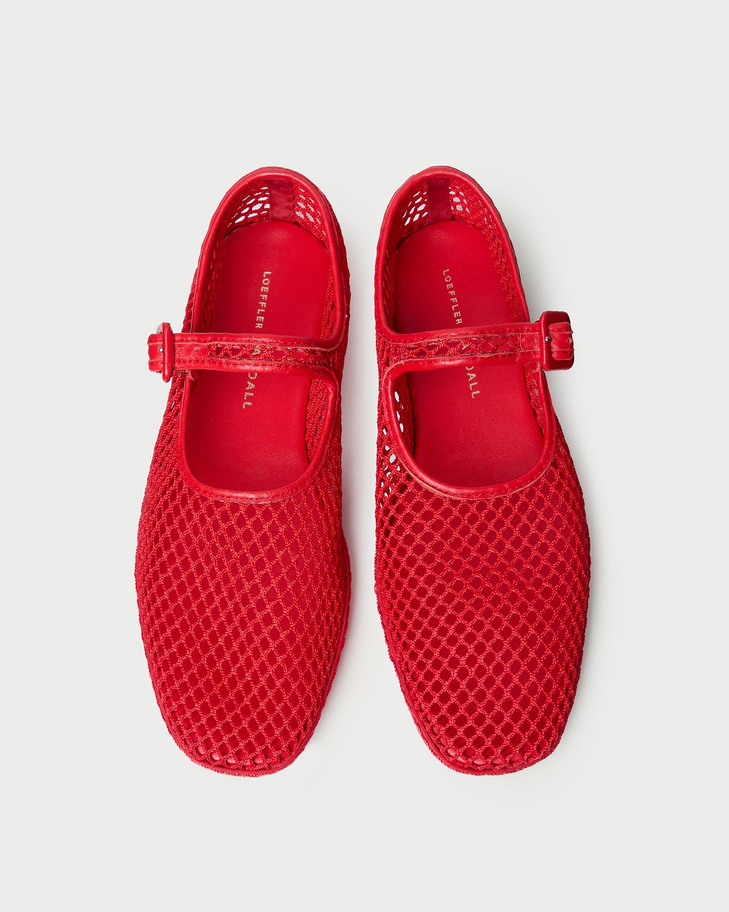 Loeffler Randall Women | Rita Red Netted Mary Jane