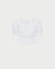 Nicola Smocked Blouse | Loeffler Randall Women