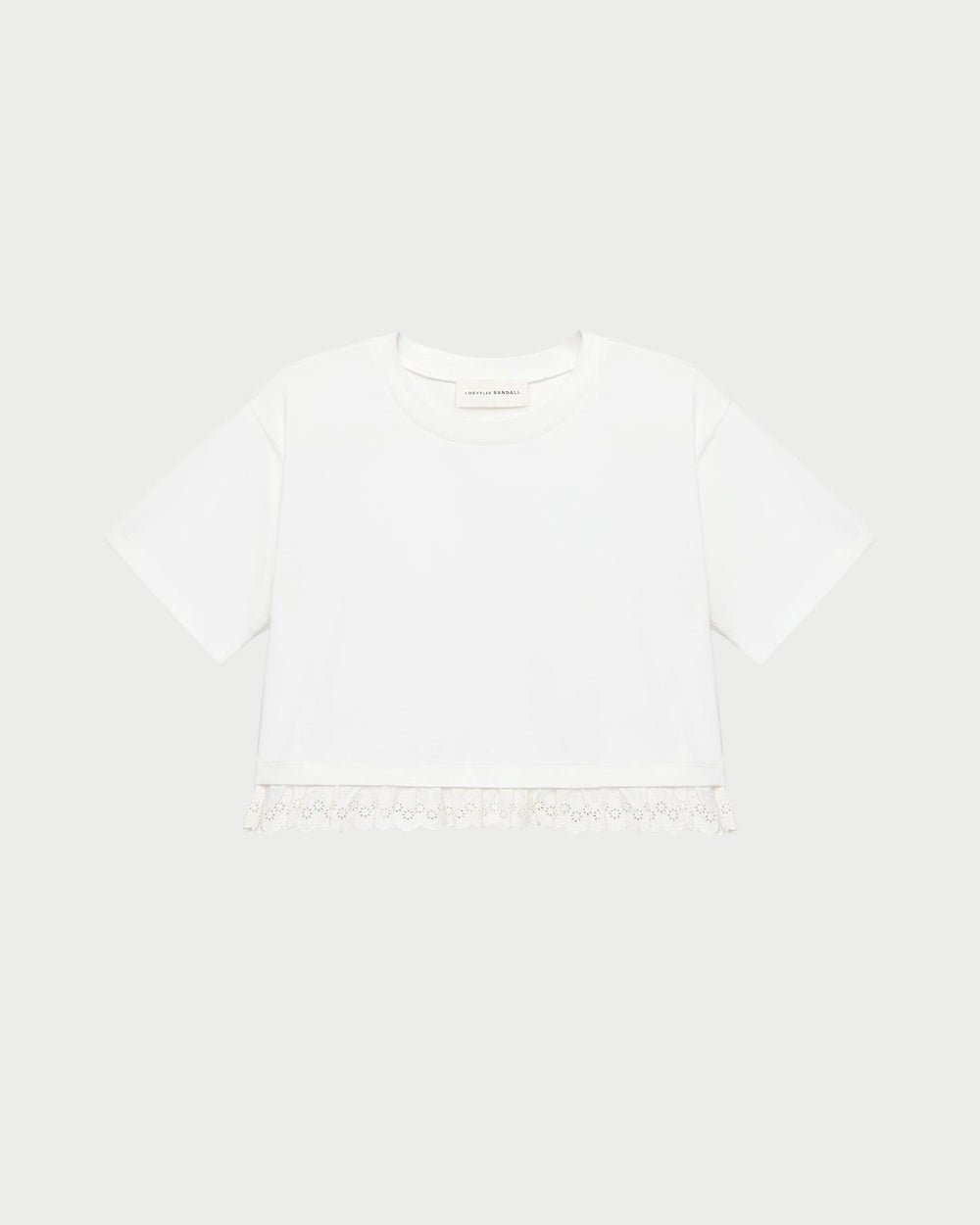 Loeffler Randall Women | Junie Lace Trim Tee