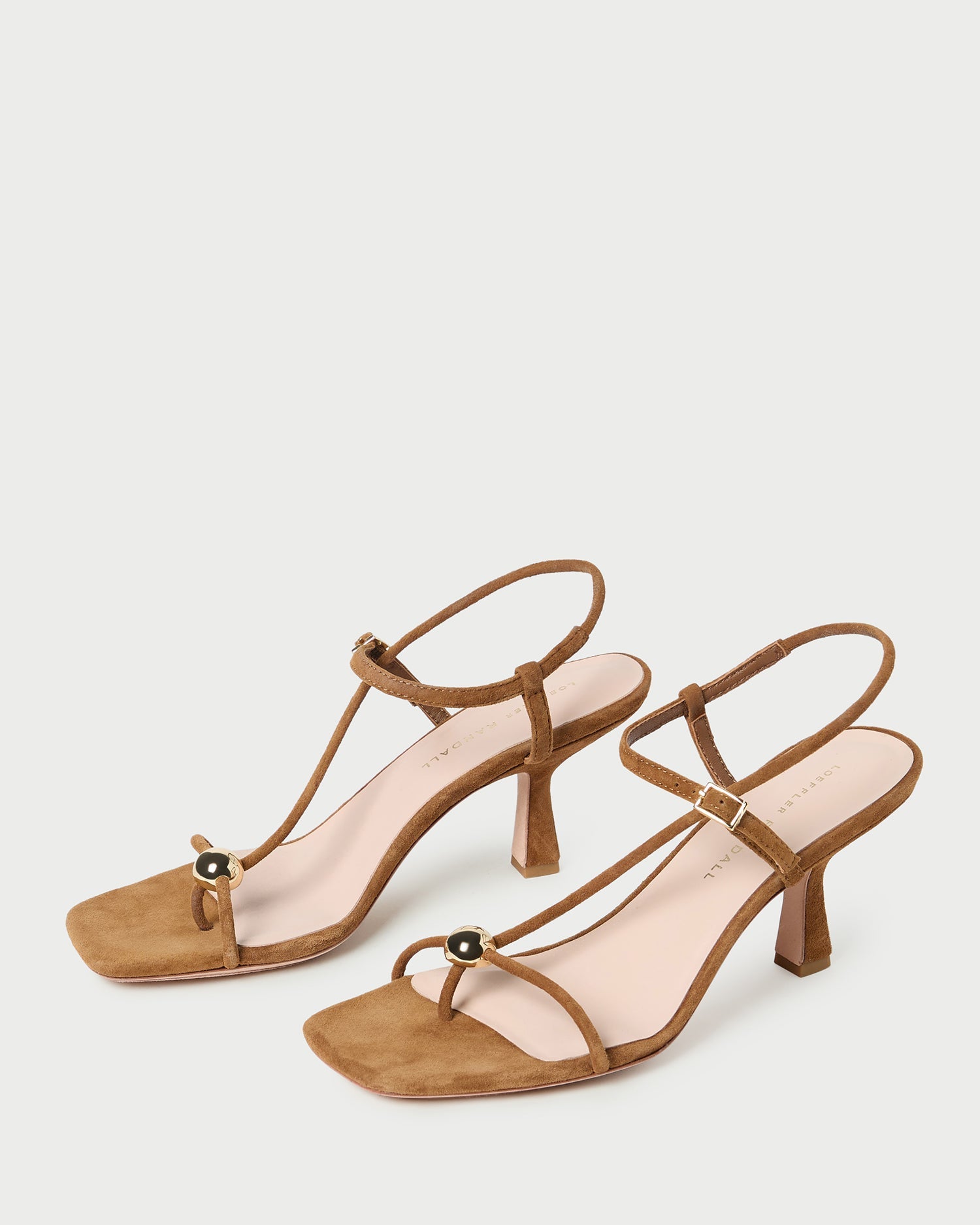 Triana Cacao Suede Mid-Heel Sandal | Women Loeffler Randall
