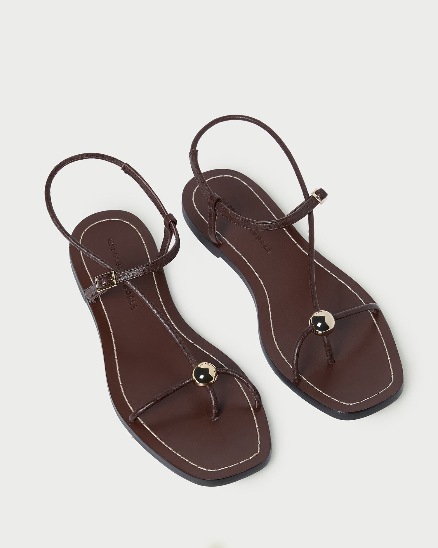Lara Espresso Leather Sandal | Women Loeffler Randall