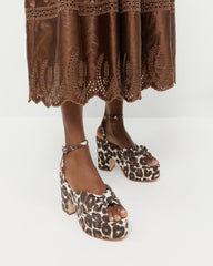 Loeffler Randall Women | Liza Leopard Platform Sandal