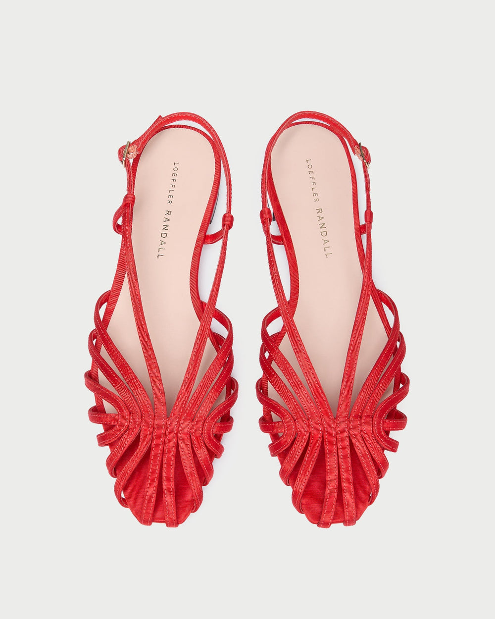 Loeffler Randall Women | Devon Red Moiré Slingback Sandal