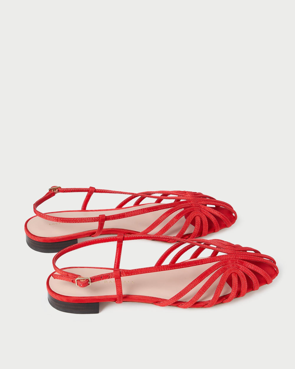 Loeffler Randall Women | Devon Red Moiré Slingback Sandal