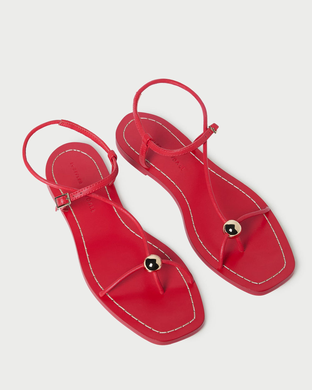 Loeffler Randall Women | Lara Red Leather Sandal