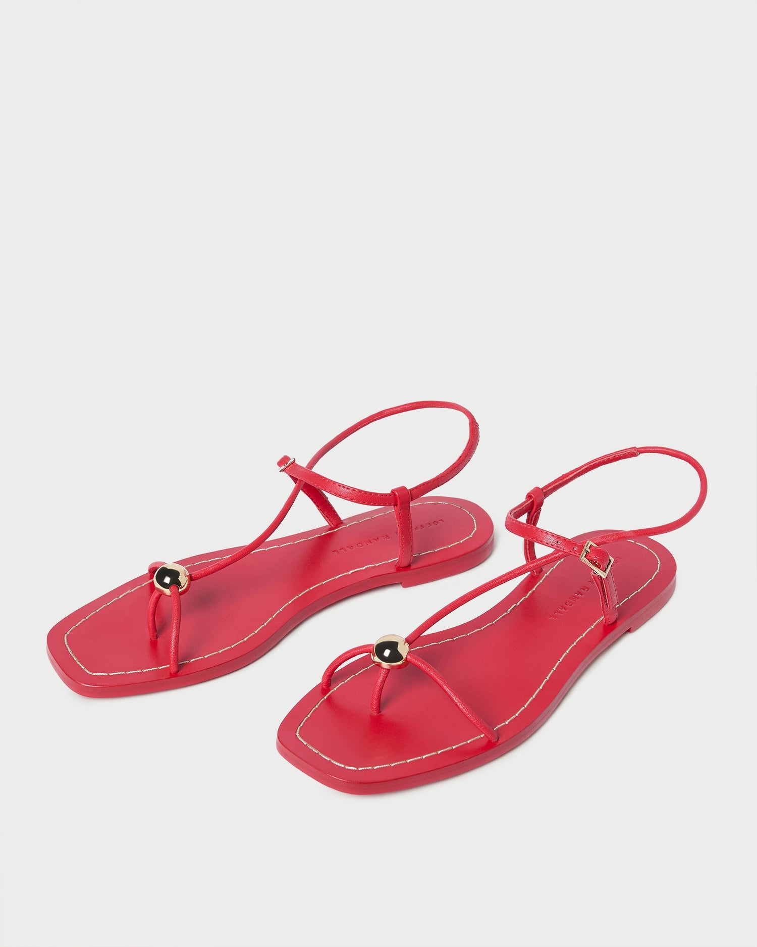 Loeffler Randall Women | Lara Red Leather Sandal