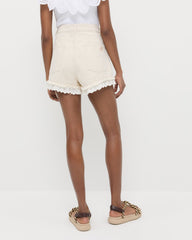 Kay Lace-Trimmed Denim Shorts | Women Loeffler Randall