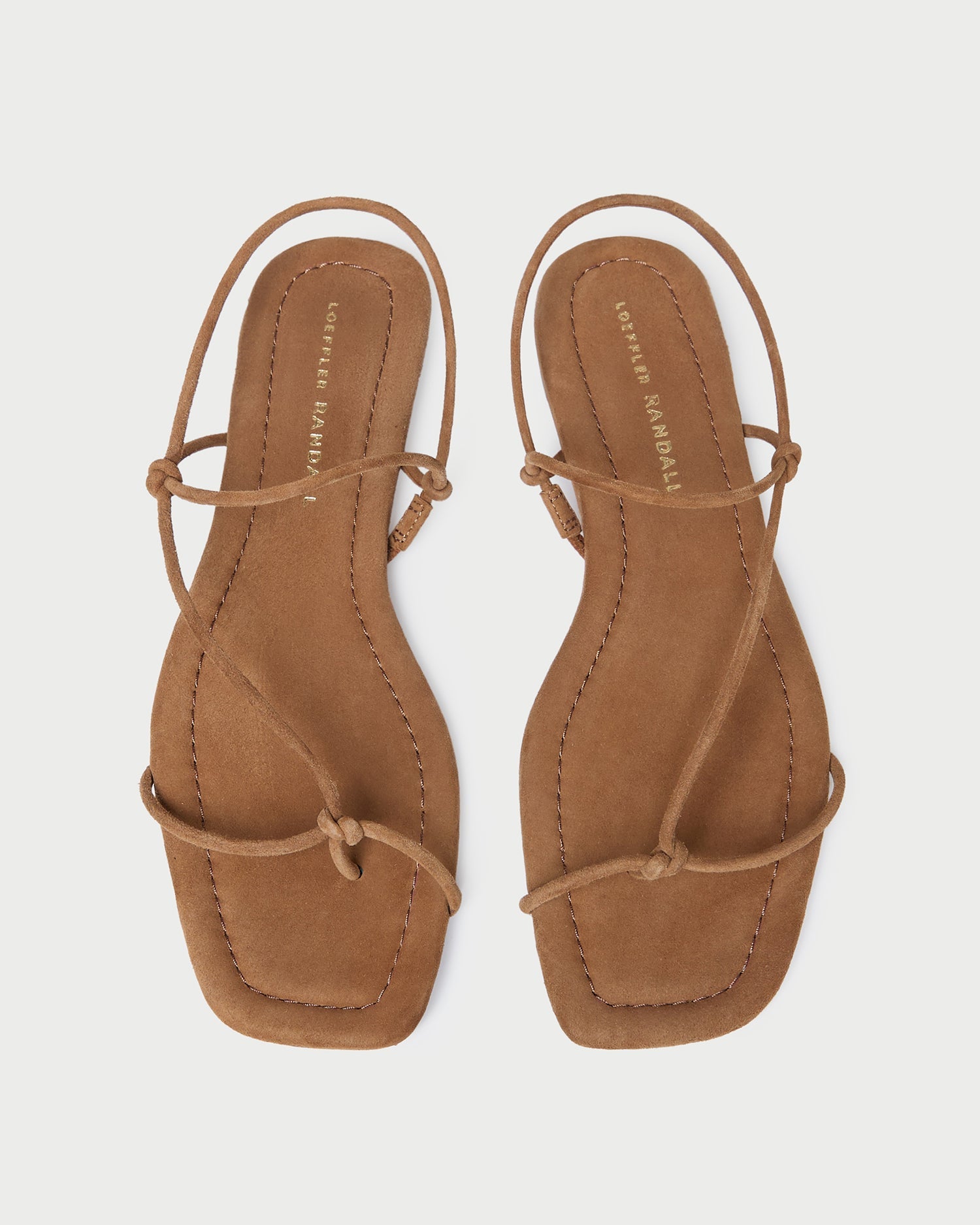Eleanor Cacao Suede Strappy Sandal | Women Loeffler Randall