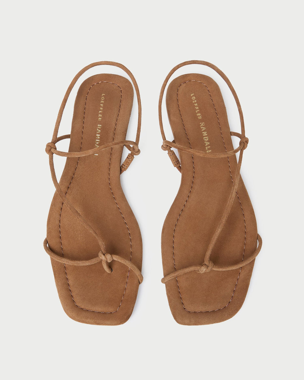Eleanor Cacao Suede Strappy Sandal | Women Loeffler Randall