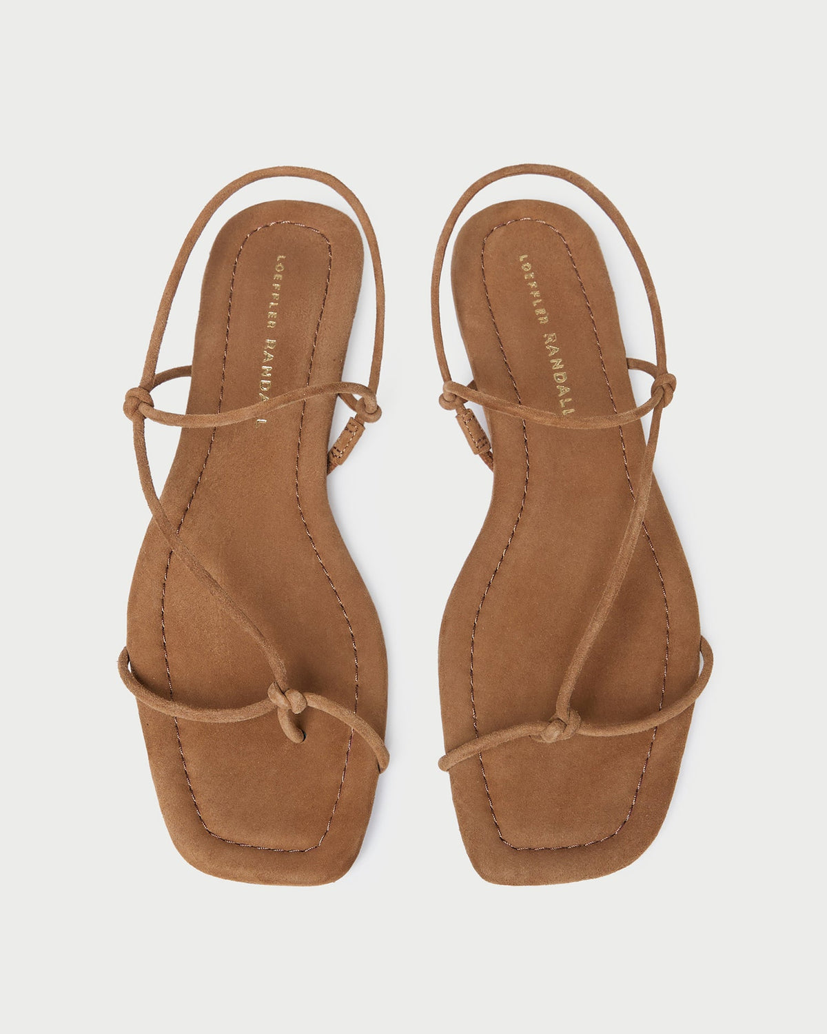 Eleanor Cacao Suede Strappy Sandal | Women Loeffler Randall