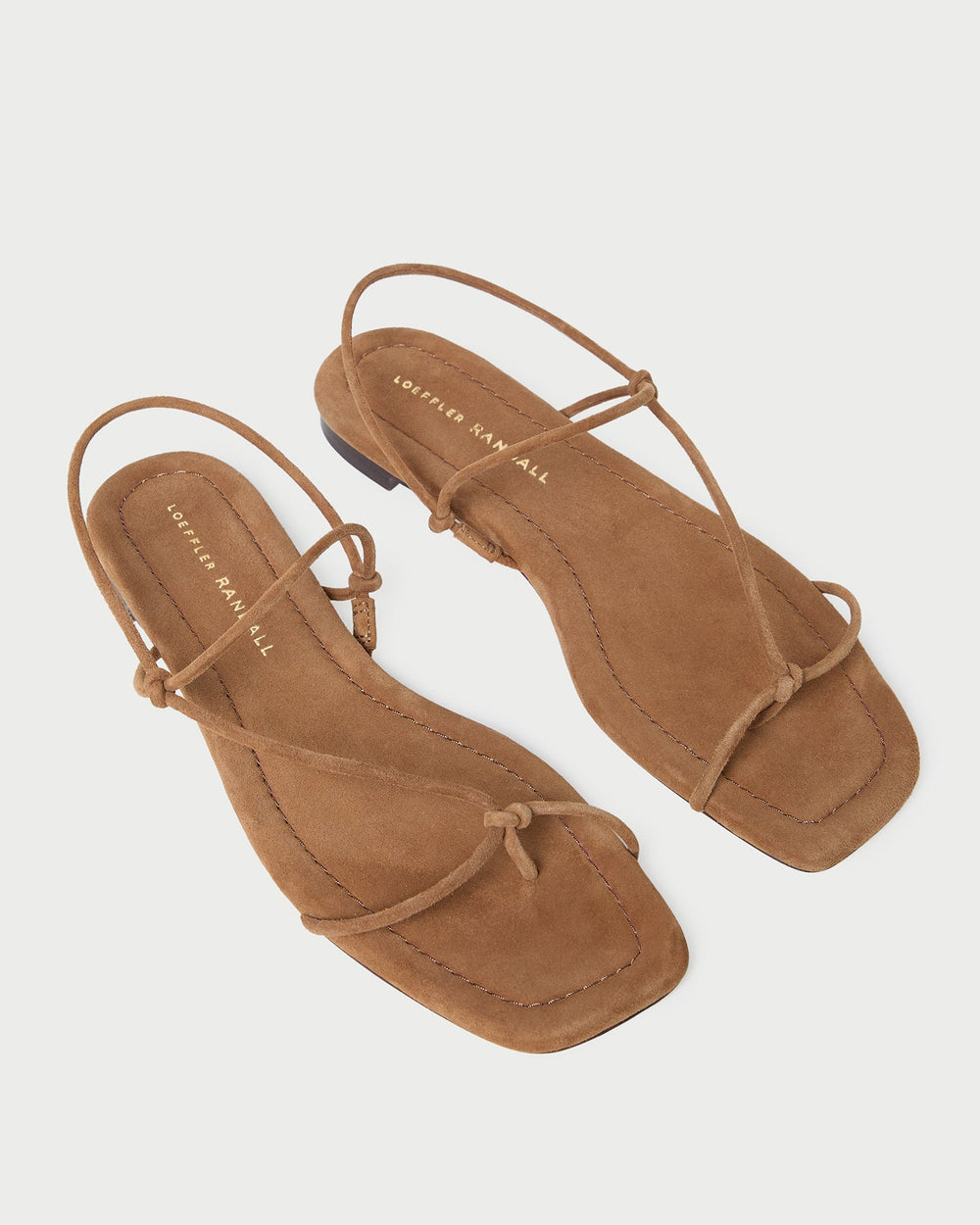 Eleanor Cacao Suede Strappy Sandal | Women Loeffler Randall