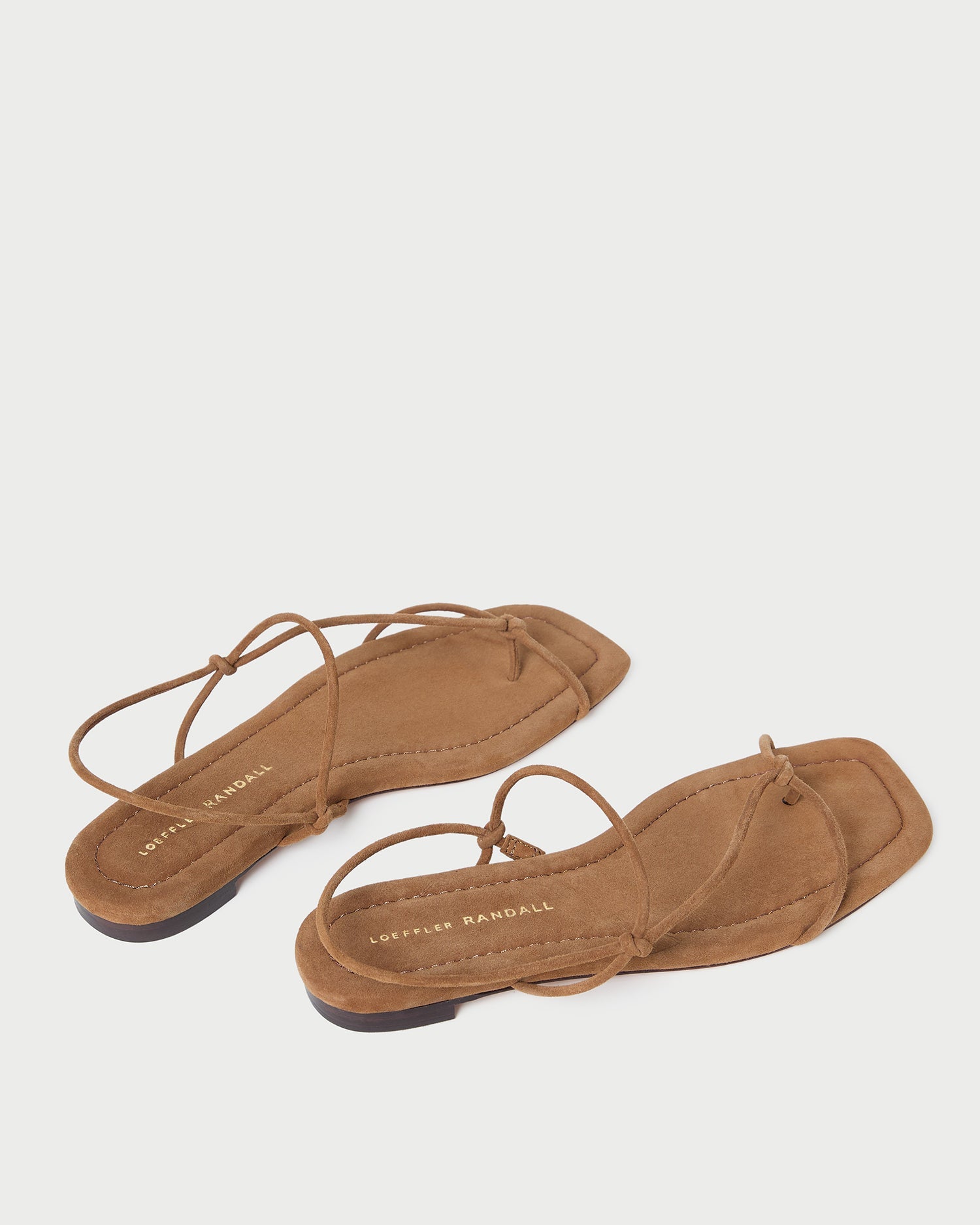 Eleanor Cacao Suede Strappy Sandal | Women Loeffler Randall