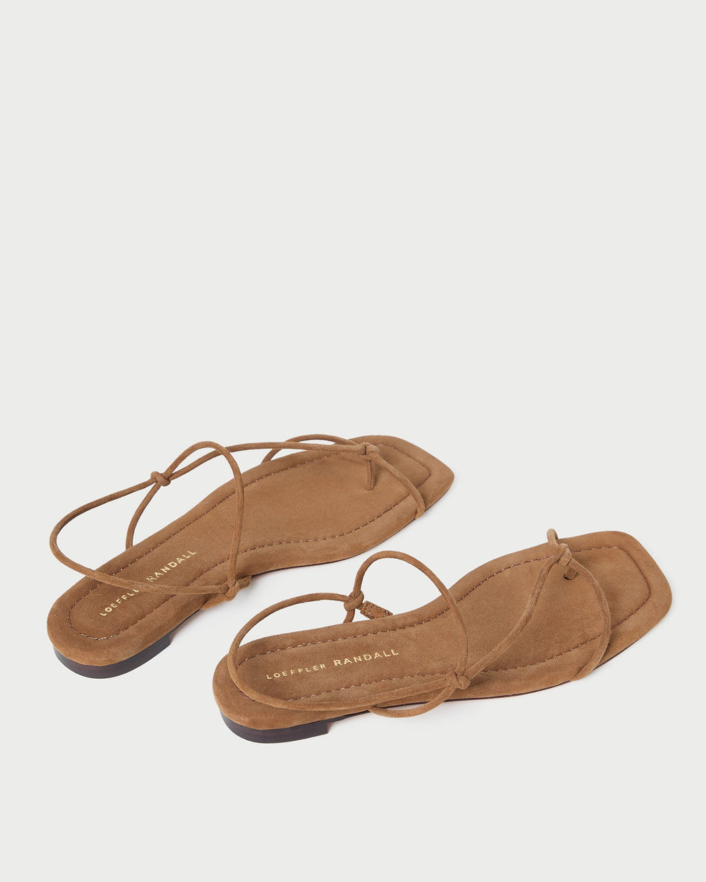 Eleanor Cacao Suede Strappy Sandal | Women Loeffler Randall