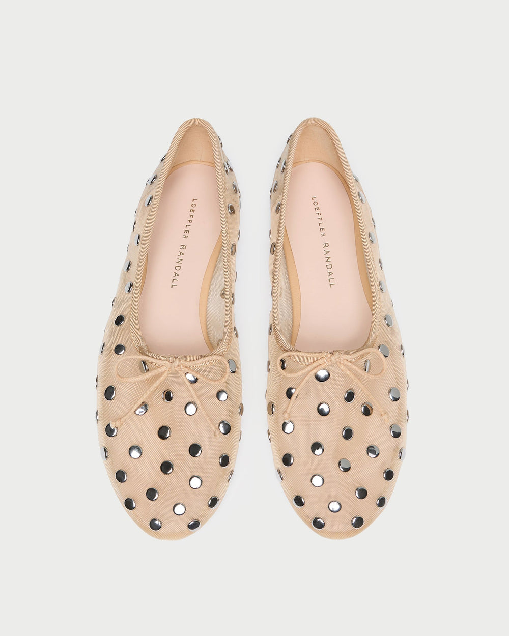 Landon Caramel/Silver Mesh Ballet Flat | Women Loeffler Randall