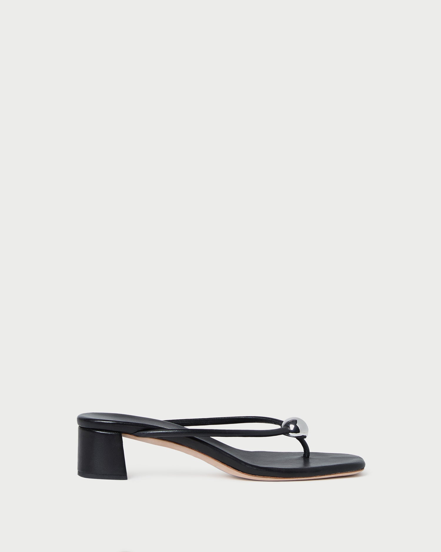Odessa Black Leather Heeled Sandal | Women Loeffler Randall