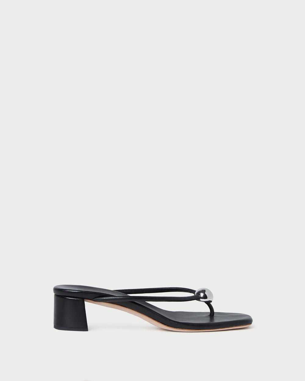 Odessa Black Leather Heeled Sandal | Women Loeffler Randall