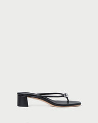 Odessa Black Leather Heeled Sandal | Women Loeffler Randall